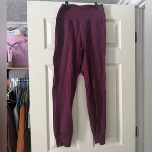 Women’s Purple Jogger Pants, medium